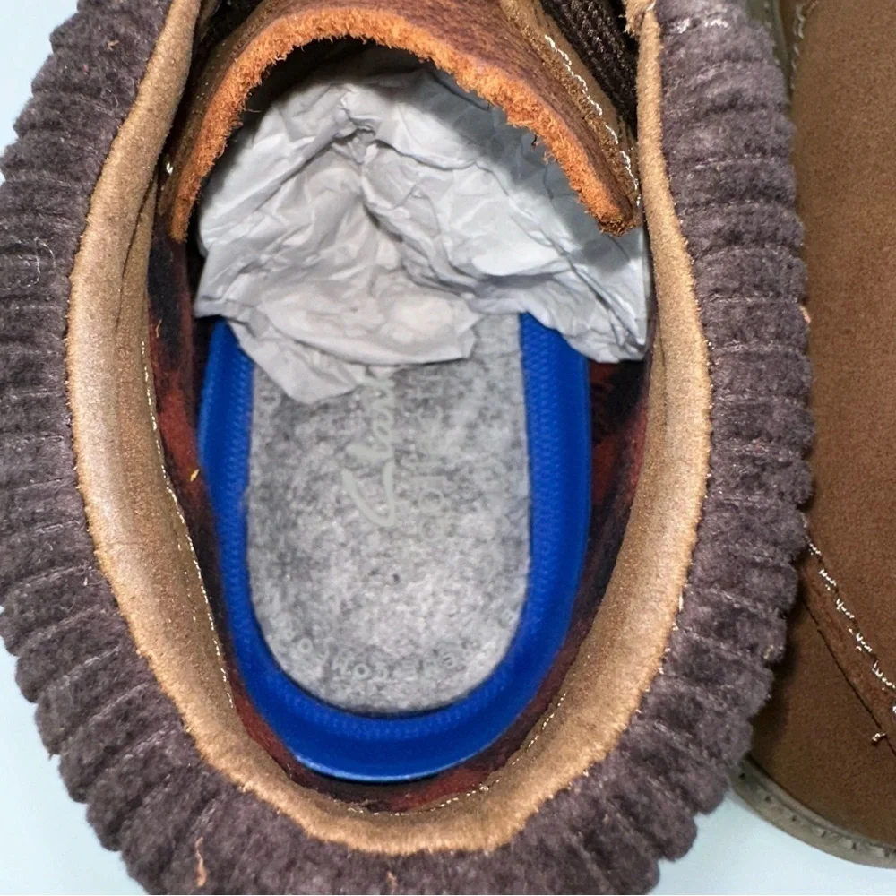 Clarks Men's Collection Barnes Mid Comfort Boots Cola Suede New